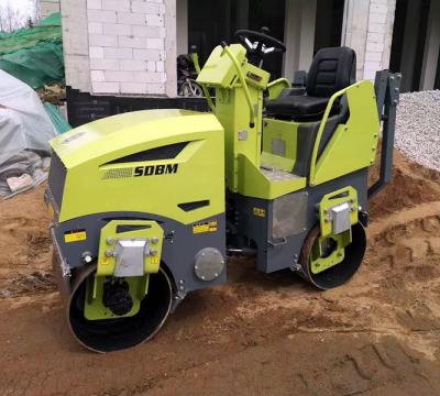奔馬小型壓路機(jī)土方壓實(shí)、溝槽回填施工案例